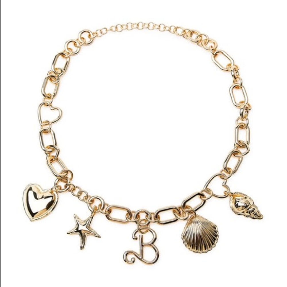 Zara X Barbie Mattel Charms Belt Golden Size 32